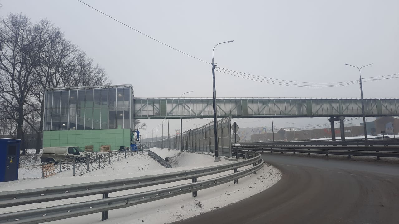 Подъемники для МГН. Пешеходный переход в г. Пушкино